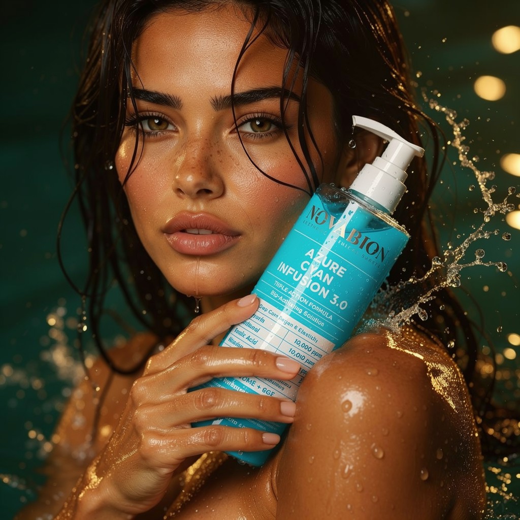 Summer skin care visual