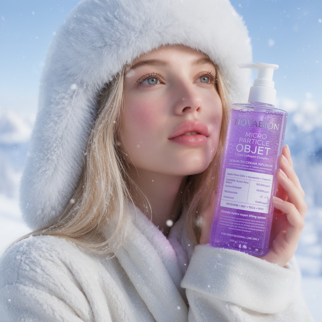 Winter skin care visual